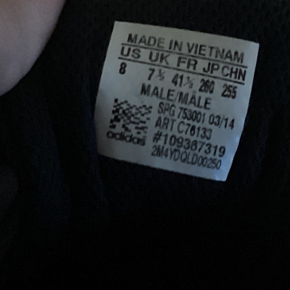 Adidas Speed Trainer Cross Training Shoes Men's Navy/Yellow without Box - Picture 5 of 7